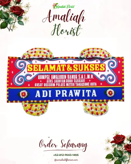 Papan Bunga Ucapan Selamat Sonorejo
