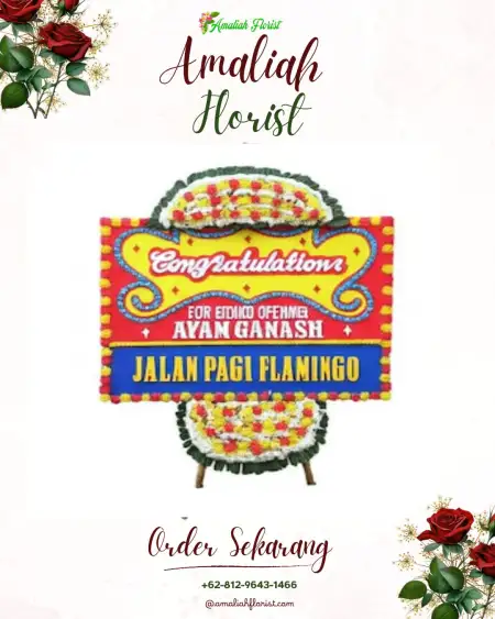 Sewa Papan Bunga Sonorejo